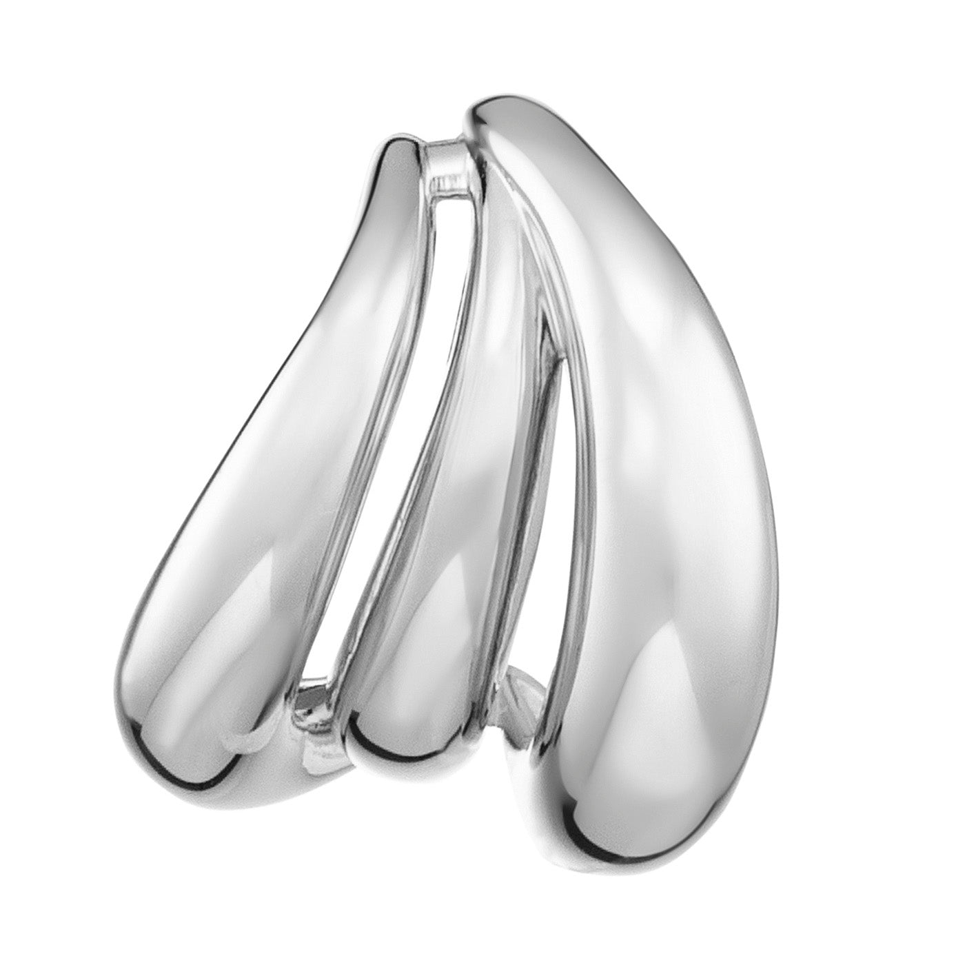julie-julsen-ohrstecker-bended-lines-silber-925-rhodiniert image 2