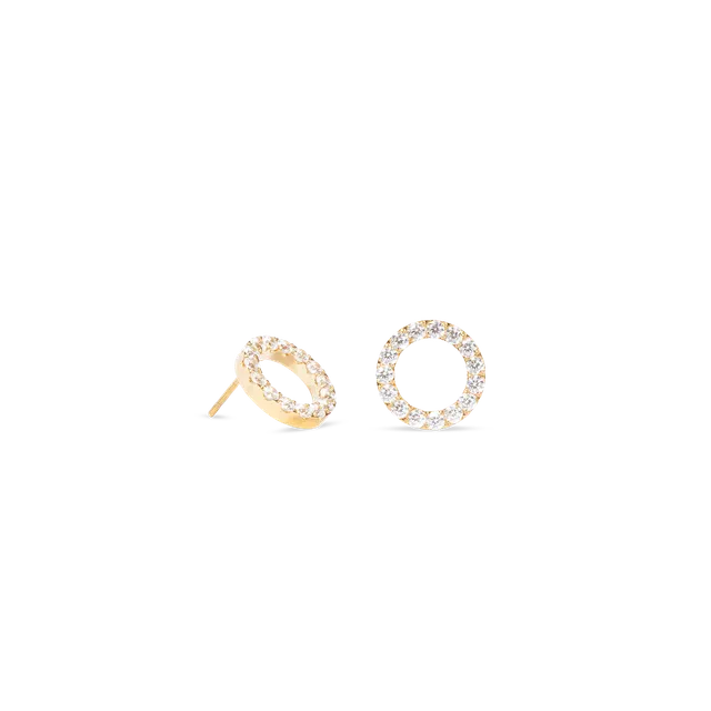 coeur-de-lion-ohrringe-sparkling-circle-gold-kristall image 1