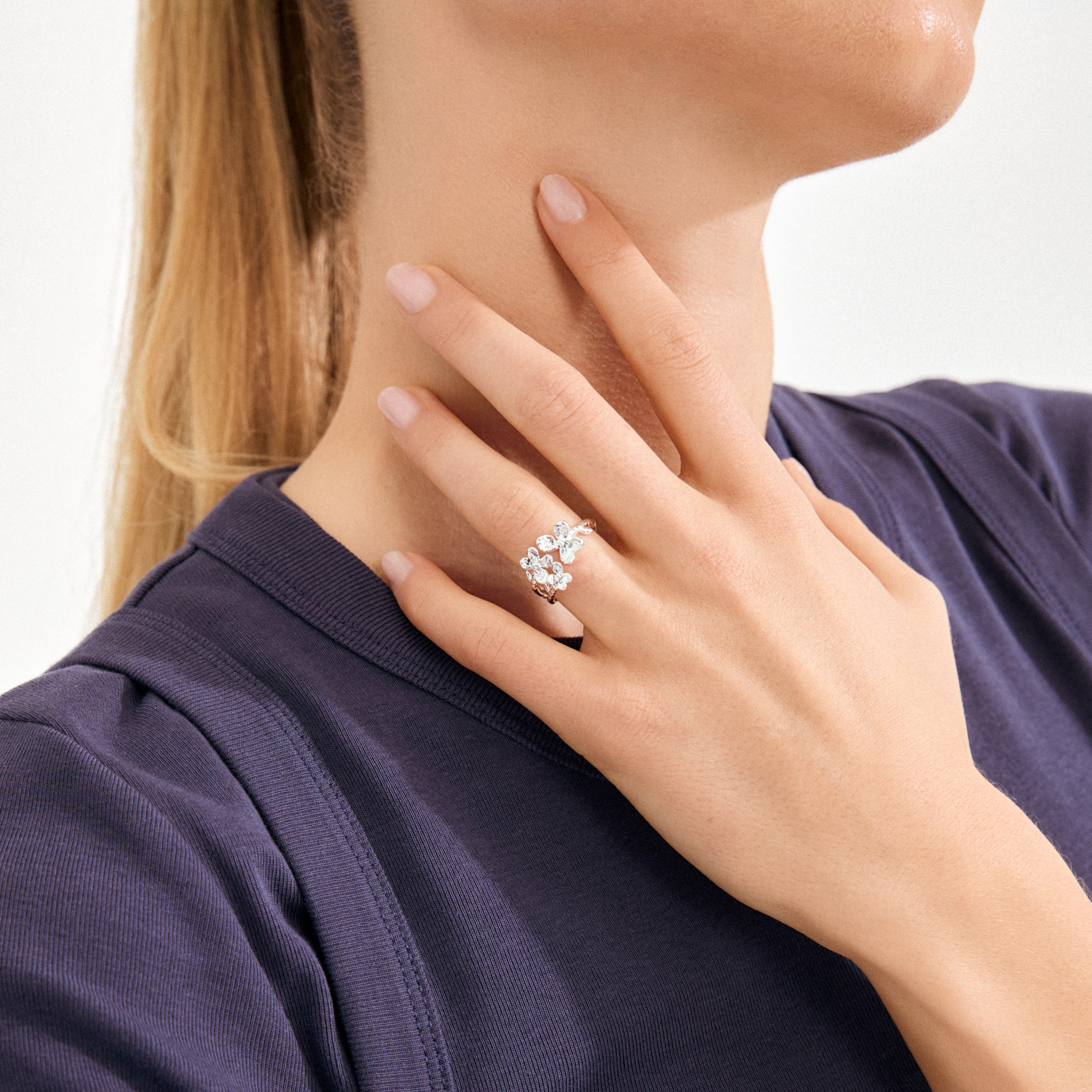 pilgrim-ajani-ring-silberplattiert-verstellbar image 3