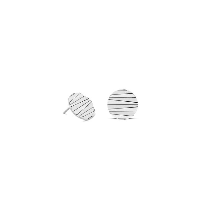 coeur-de-lion-ohrstecker-round-wave-silber-1-3-cm image 1