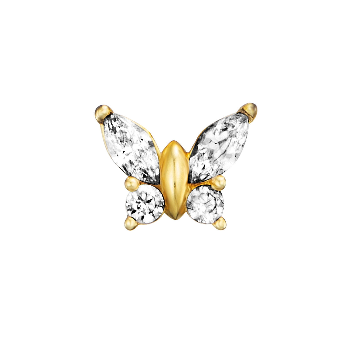 julie-julsen-kids-ohrstecker-butterfly-vergoldet-mit-8-zirkonia image 3
