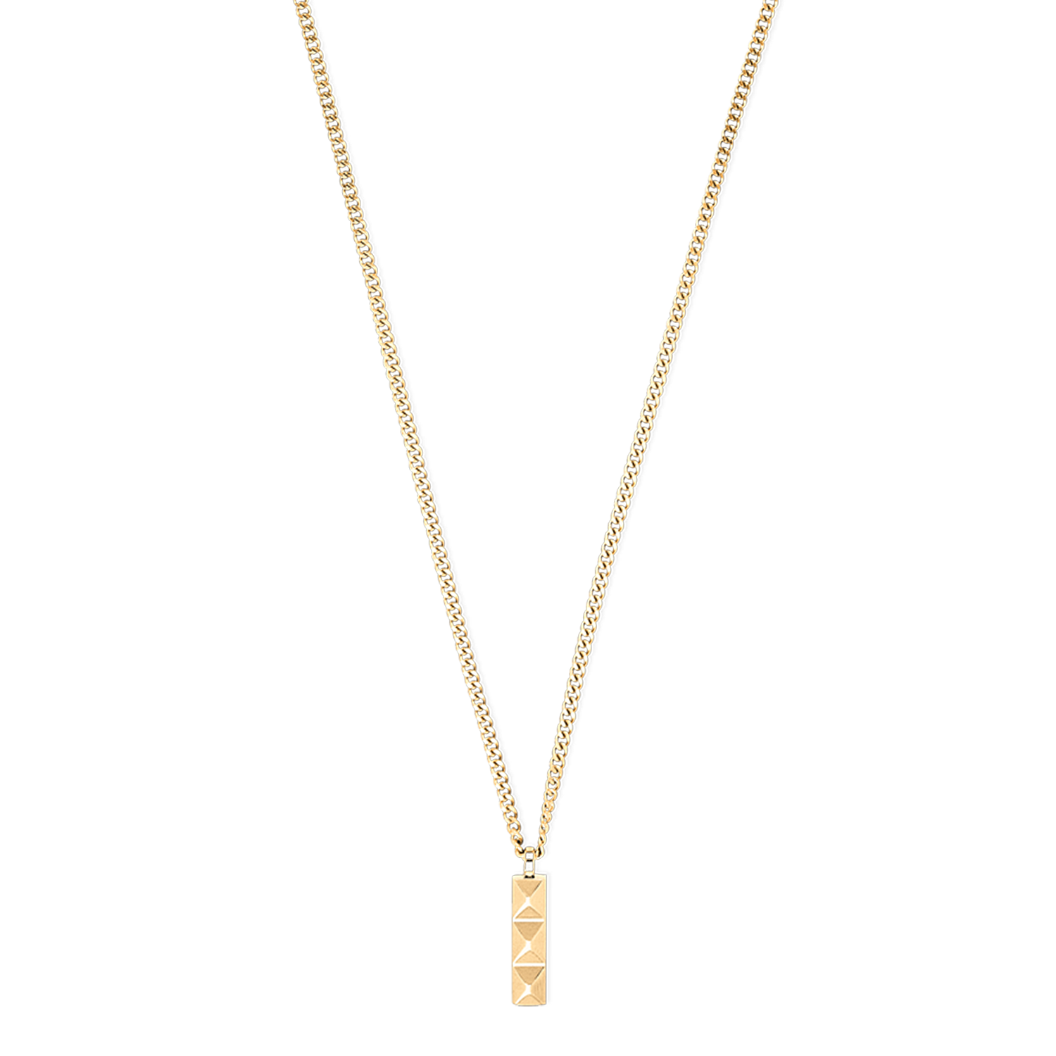 coeur-de-lion-spikes-trio-bar-halskette-gold-56-6-cm image 2
