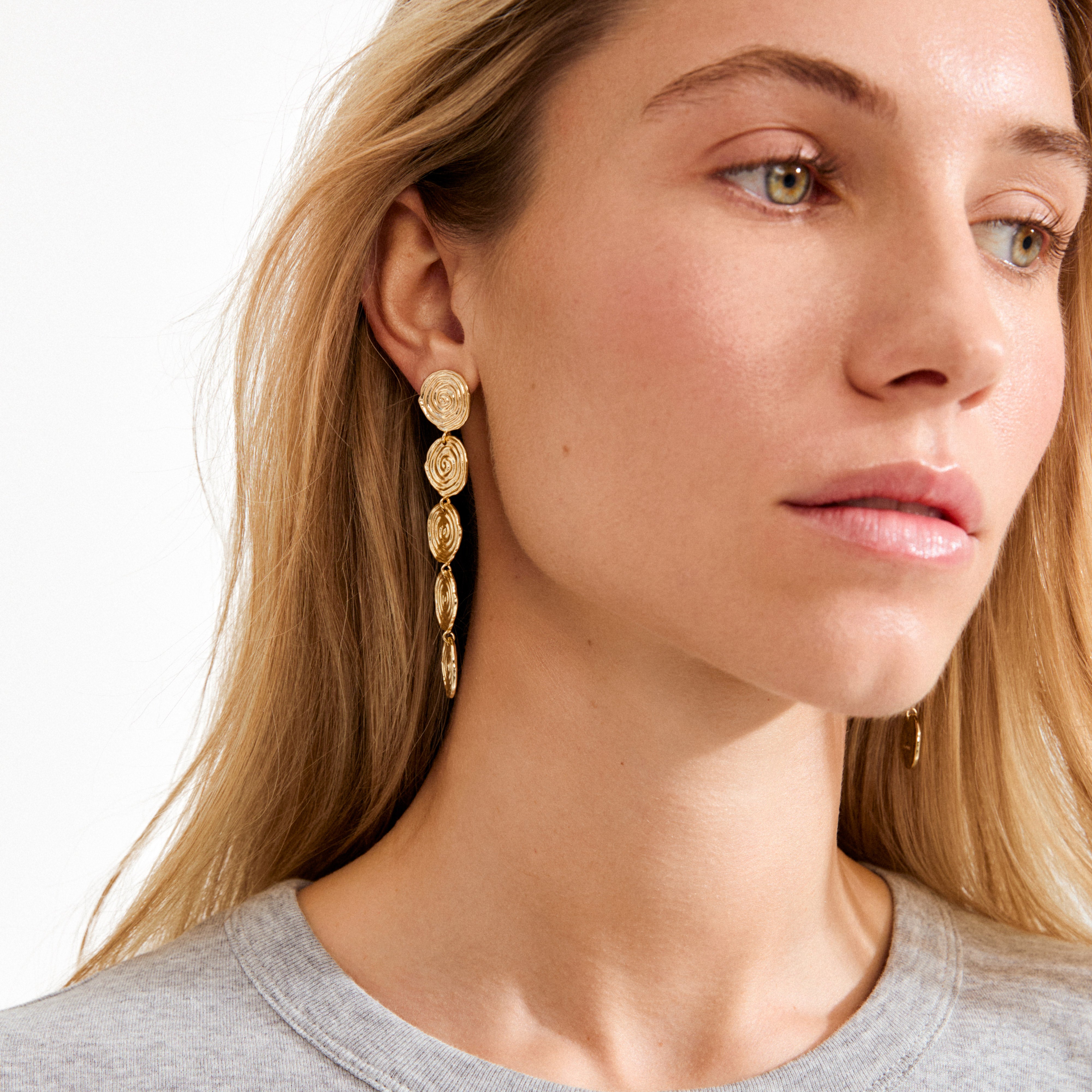 pilgrim-air-coin-ohrringe-boho-goldplattiert image 3