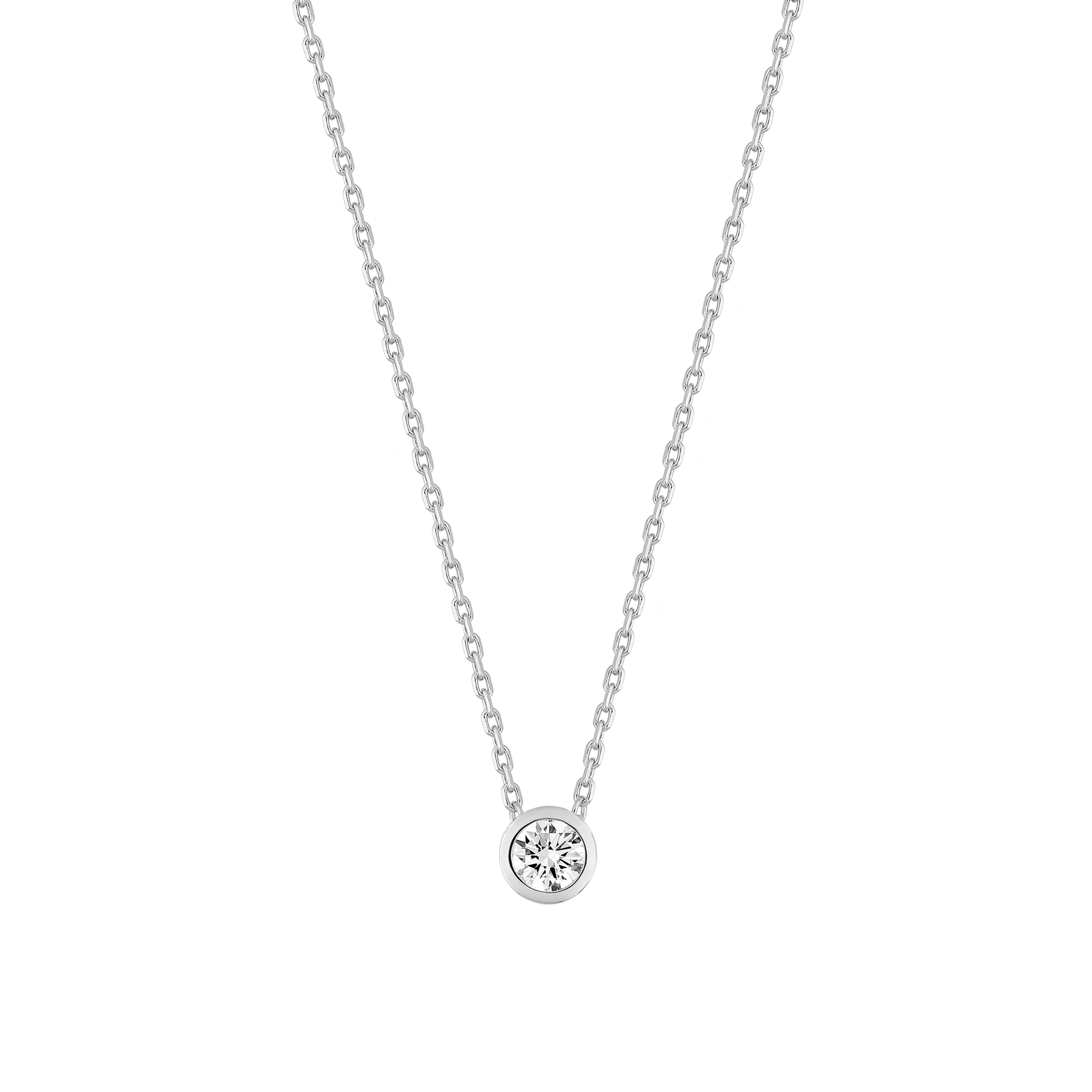 xenox-zarge-classic-halskette-925-sterlingsilber-mit-lab-grown-diamonds image 2