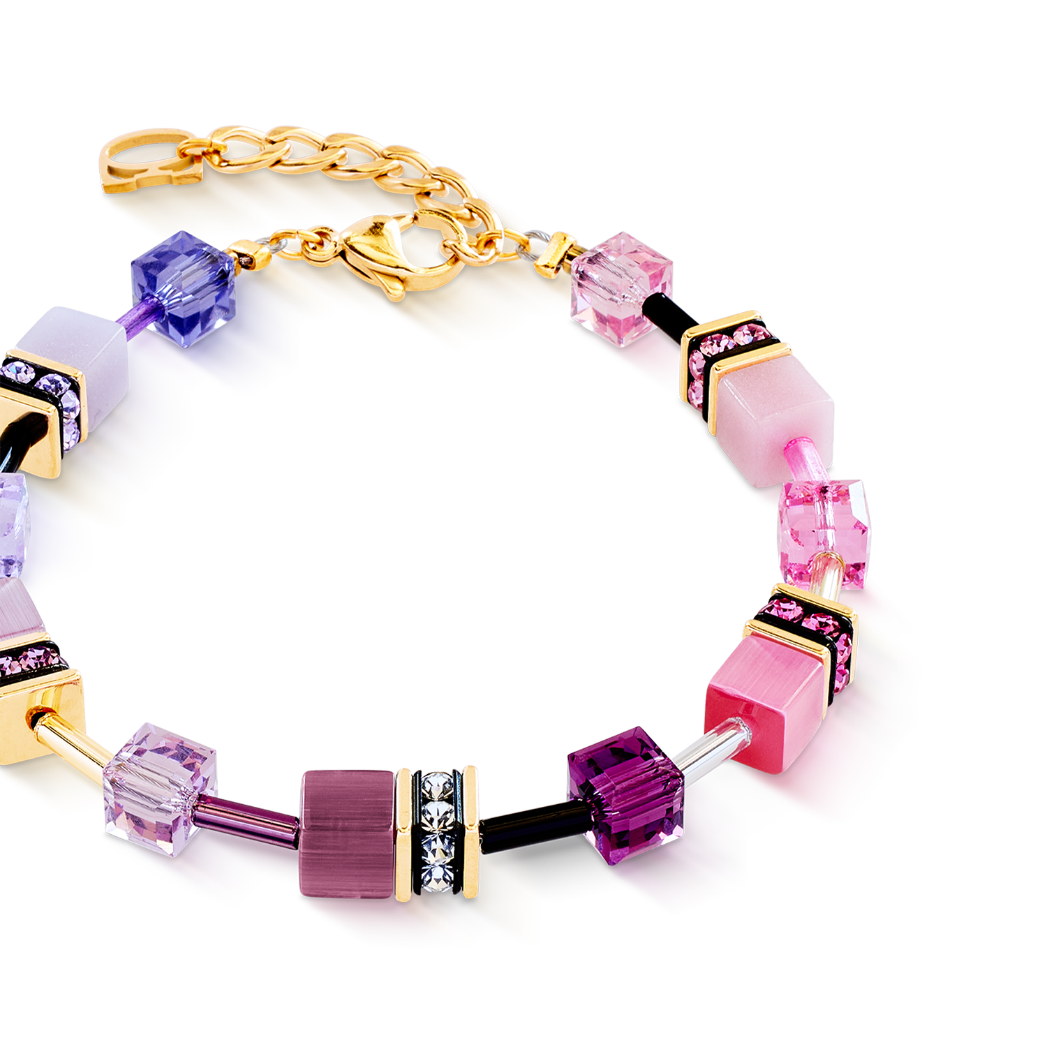 coeur-de-lion-geocube-iconic-armband-rosa-flieder image 2