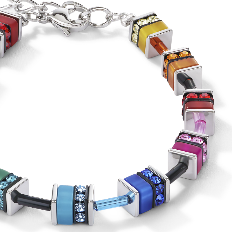 coeur-de-lion-geocube-armband-classic-polaris-strass-multicolor image 2