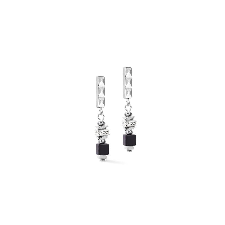 coeur-de-lion-beads-pearls-spike-ohrh-nger-anthracite-3-cm image 1