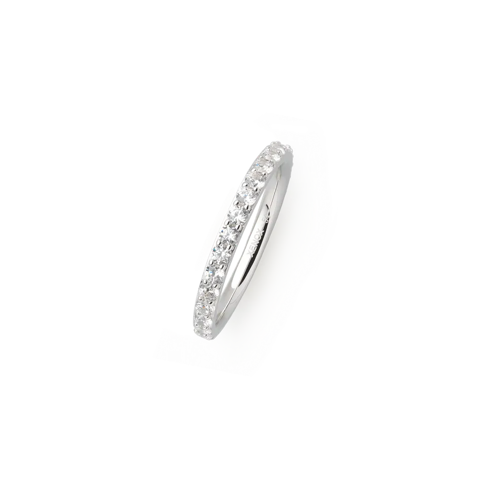 xenox-krappe-ring-925-sterlingsilber-rhodiniert-mit-zirkonia-3 image 1