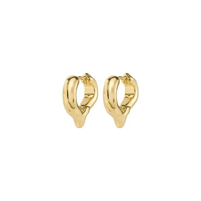 pilgrim-iris-creolen-goldplattiert-herz-design image 1