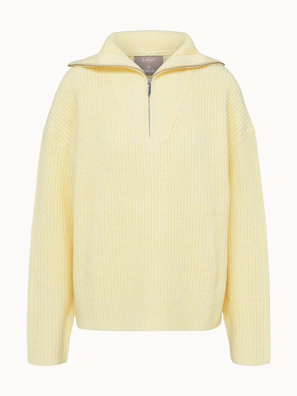 purelei-x-leger-lea-pullover-half-zip-pullover-mit-stehkragen-im-loose-fit image 1
