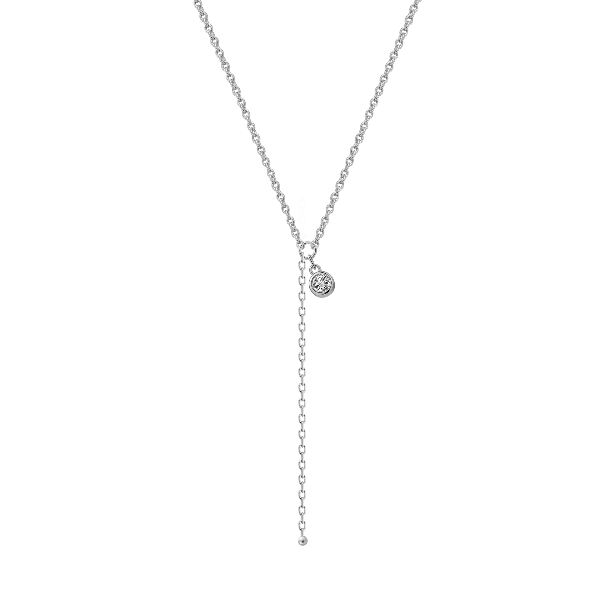 xenox-linked-halskette-925-sterlingsilber-rhodiniert-mit-zirkonia image 1