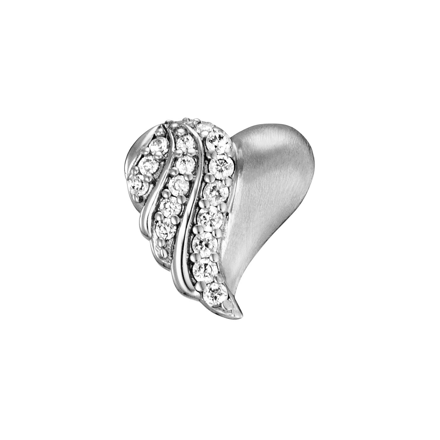 julie-julsen-heart-ohrstecker-silber-rhodiniert-32-wei-e-zirkonia image 3