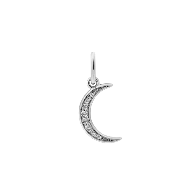 xenox-mond-charm-925-sterlingsilber-rhodiniert-mit-zirkonia image 1