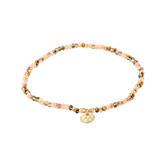 pilgrim-indie-armband-braun-mix-vergoldet-17-cm image 1