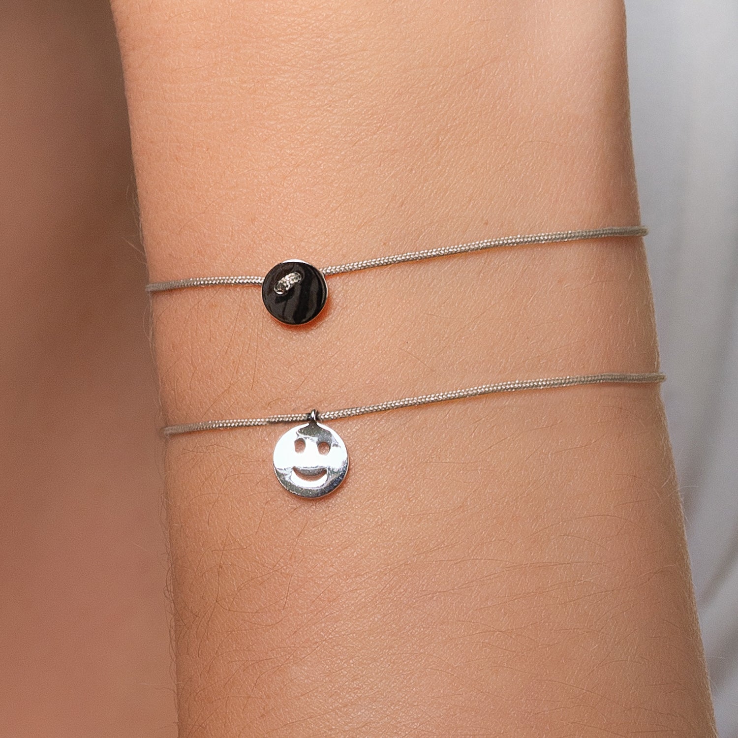 xenox-happy-armband-925-sterlingsilber-rhodiniert-mit-smiley image 3