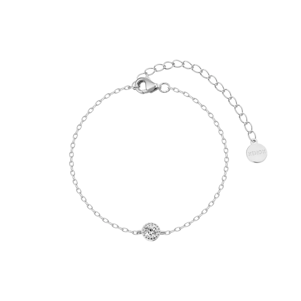 xenox-pure-essentials-armband-925-sterlingsilber-rhodiniert-zirkonia image 1