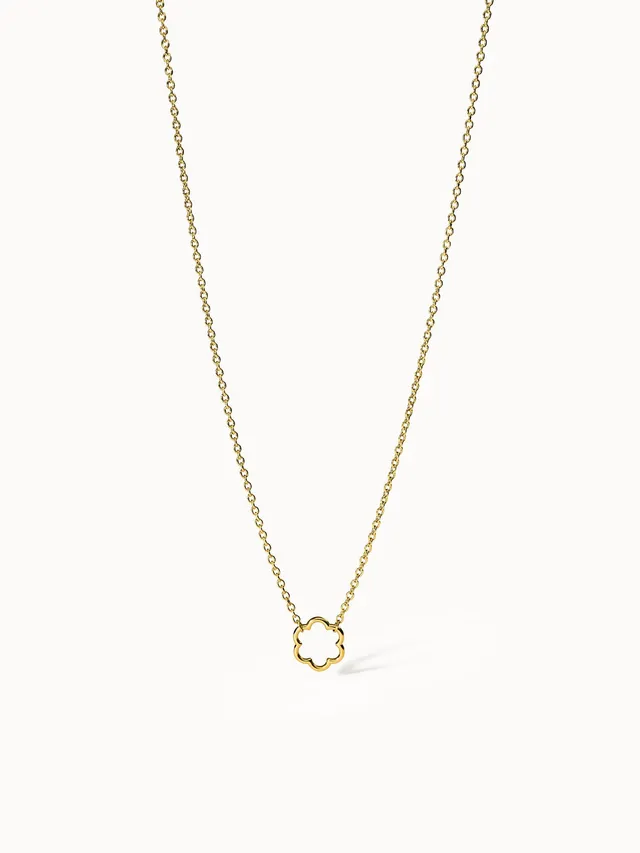 purelei-bloom-kette-ovalankerkette-mit-bl-tenanh-nger-40-45-cm image 1