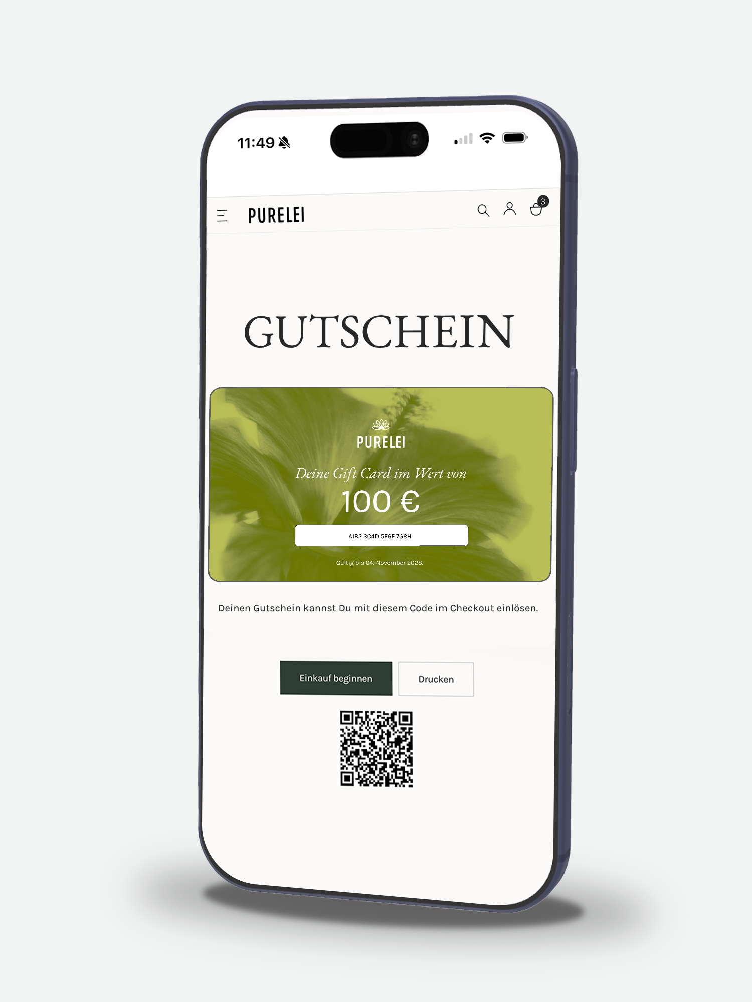 purelei-gutschein-per-e-mail-digitaler-geschenkgutschein image 1