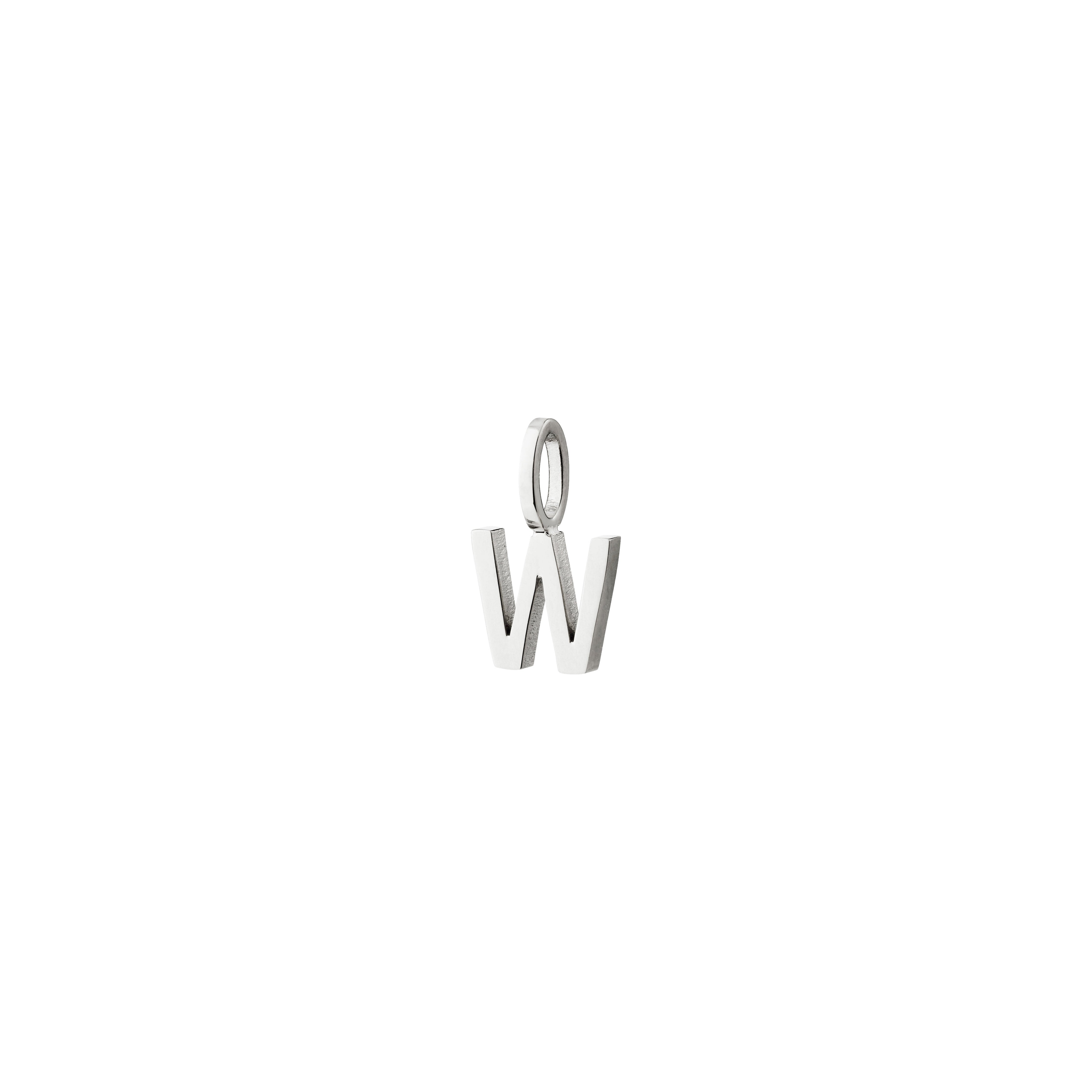 pilgrim-anh-nger-buchstabe-w-versilbert image 1