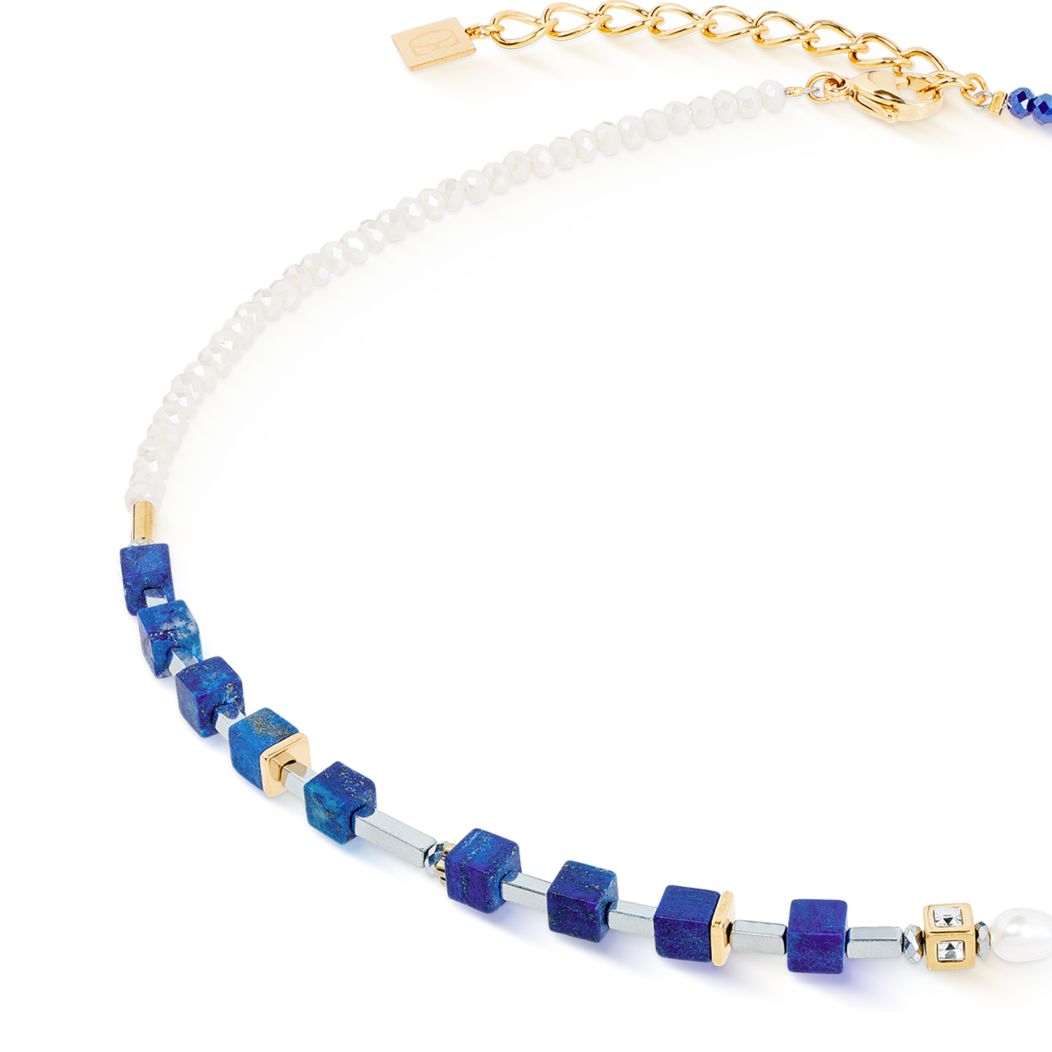 coeur-de-lion-princess-fusion-pearls-halskette-lapislazuli-gold image 2