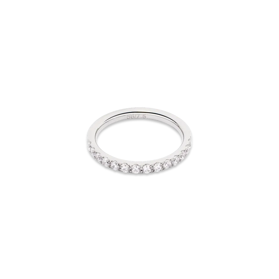 coeur-de-lion-eternal-love-ring-silber-kristall image 1