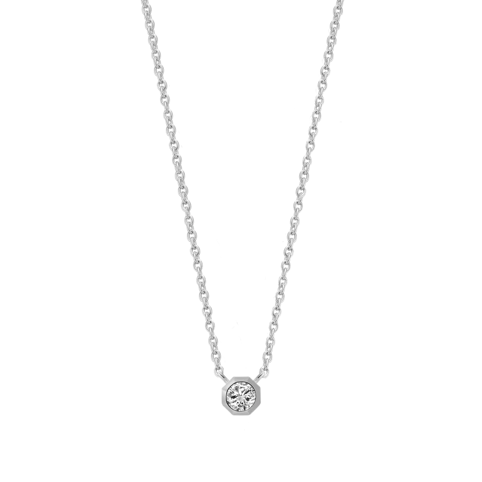 xenox-pure-essentials-halskette-925-sterlingsilber-rhodiniert-mit-zirkonia-xs106 image 1