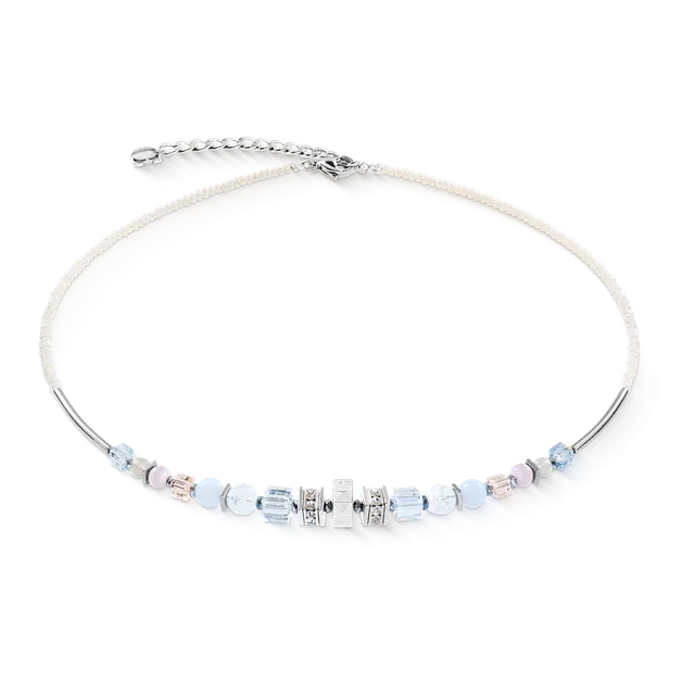 coeur-de-lion-shape-mix-nexus-halskette-silber-pastell-42-cm-6-cm image 1