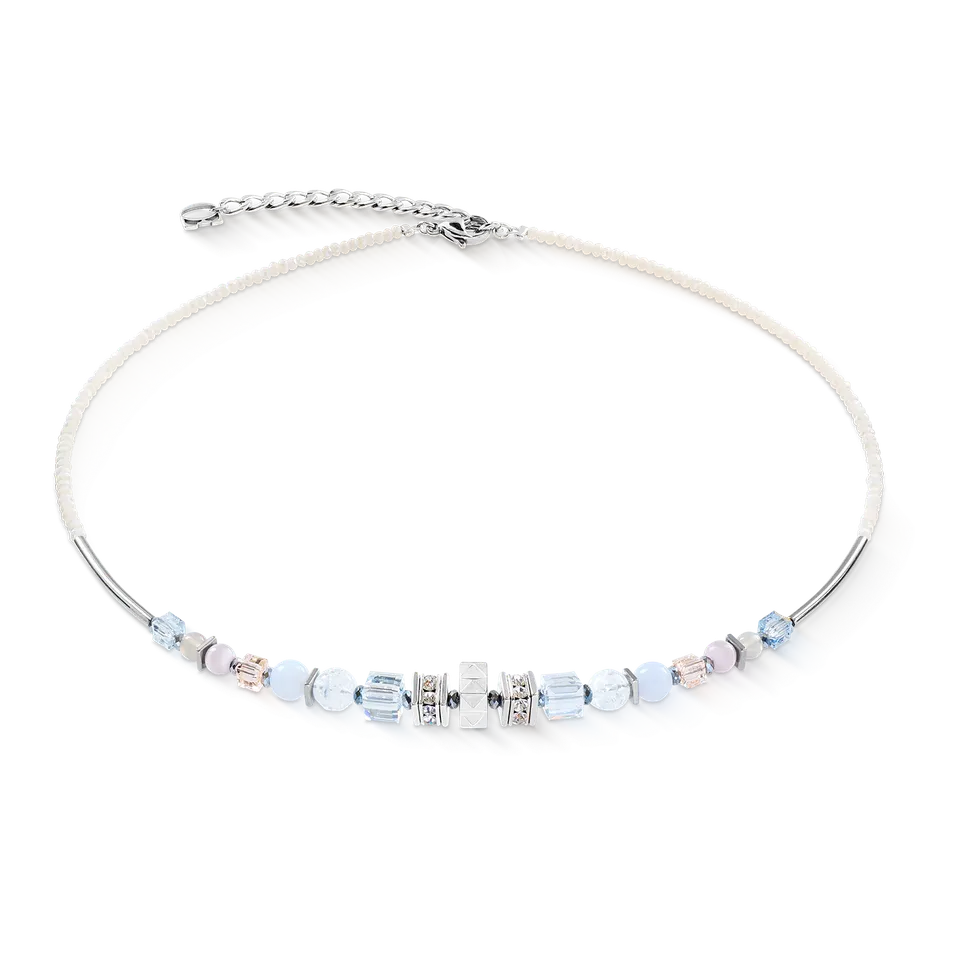 coeur-de-lion-shape-mix-nexus-halskette-silber-pastell-42-cm-6-cm image 1