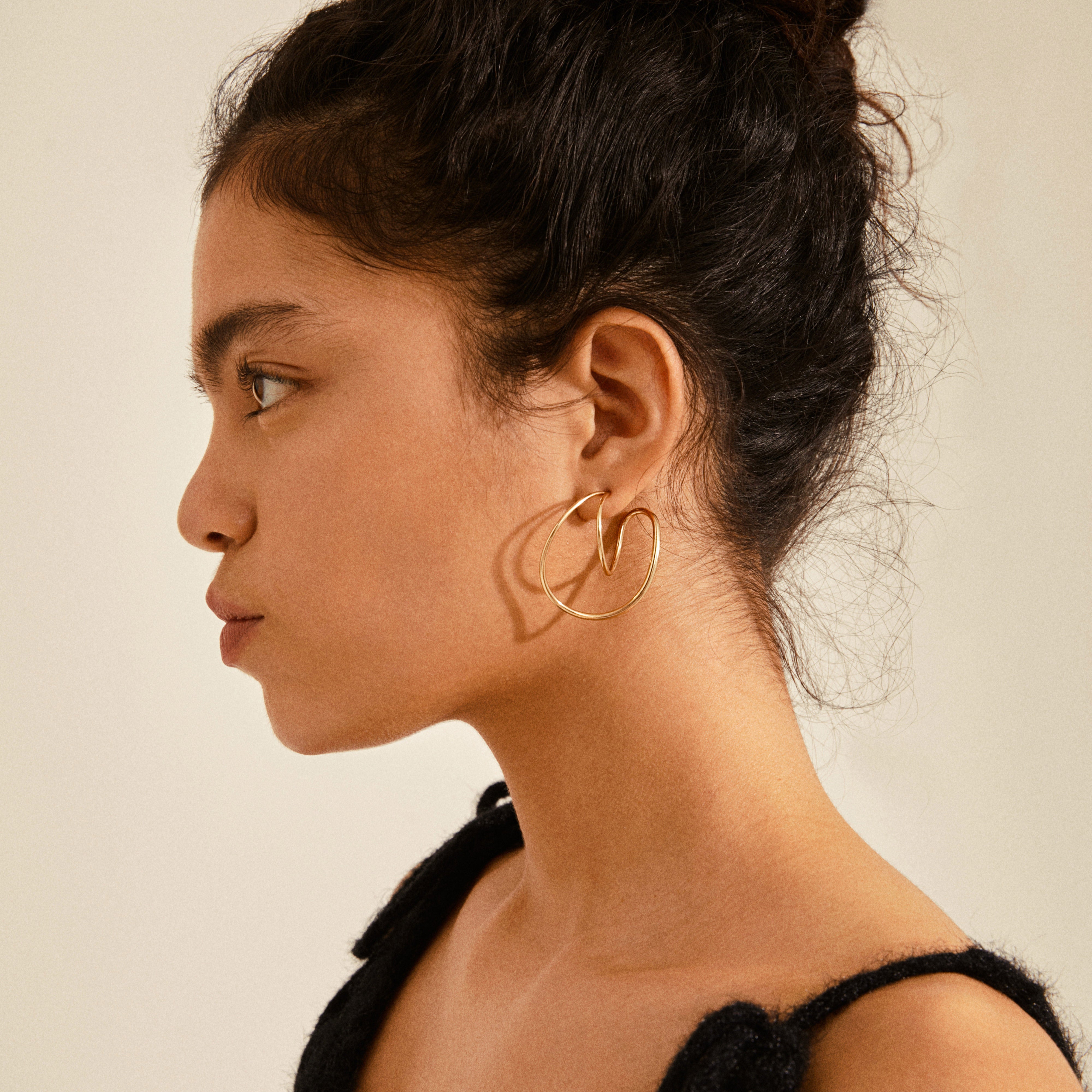 pilgrim-miller-statement-ohrringe-goldplattiert image 2