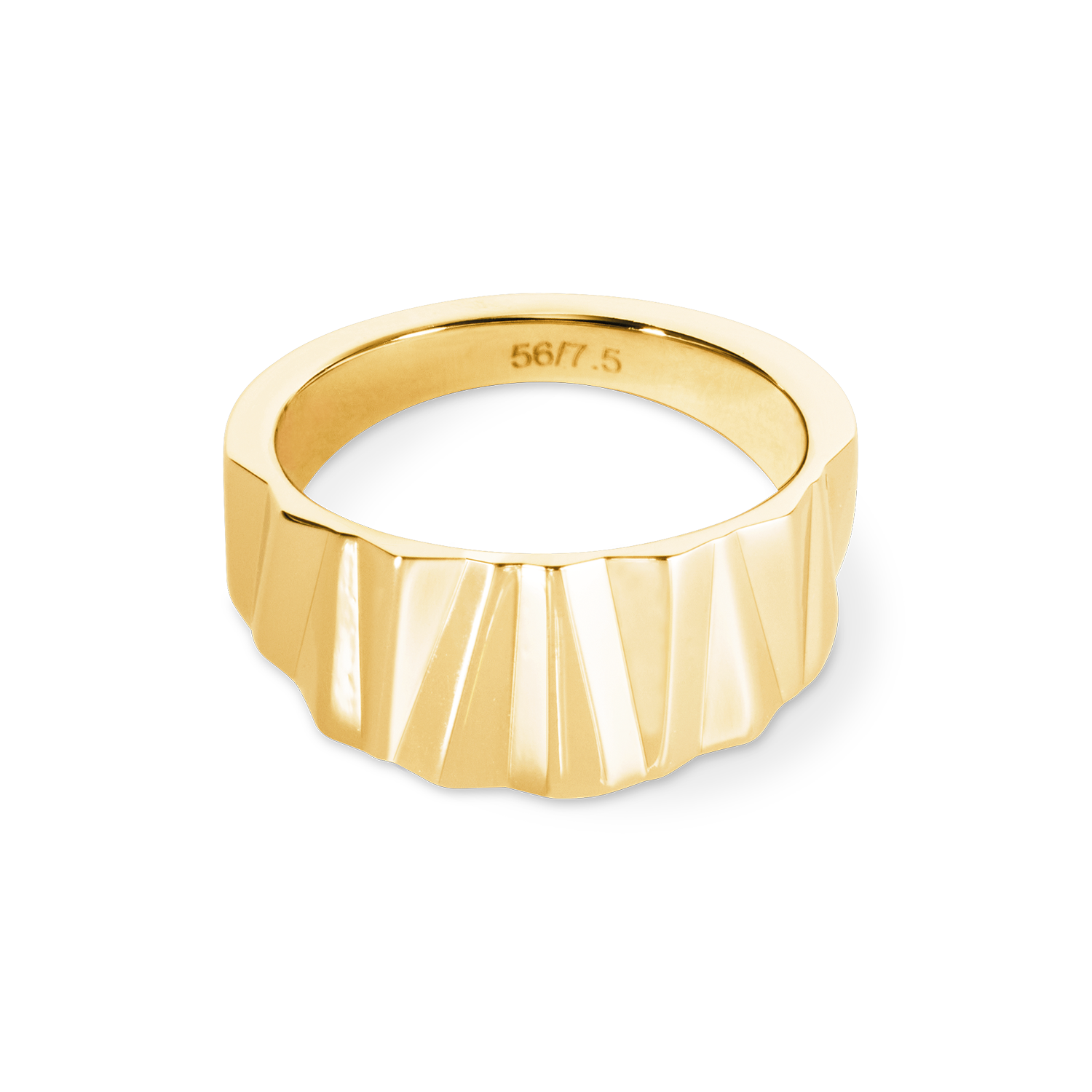 coeur-de-lion-ring-classic-wave-gold image 2