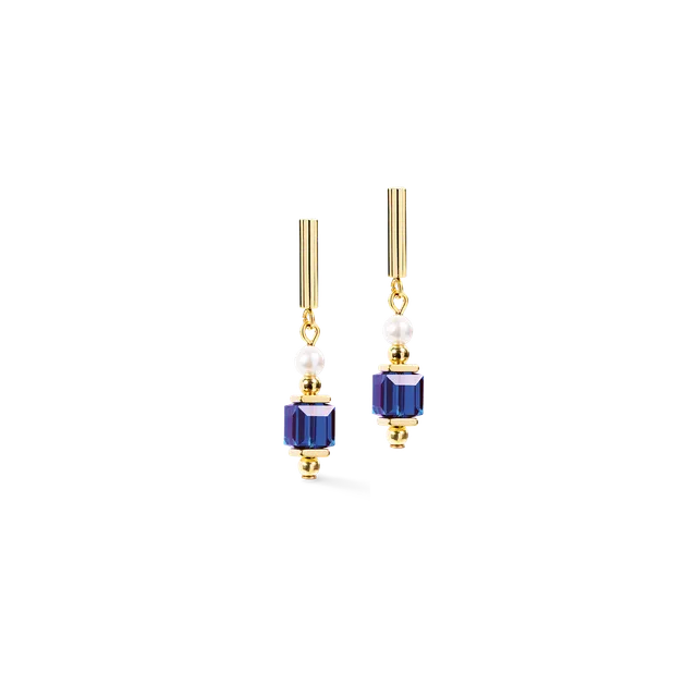 coeur-de-lion-cocktail-pearls-ohrringe-sapphire-blau-crystal-pearls-ohrstecker-3 image 1
