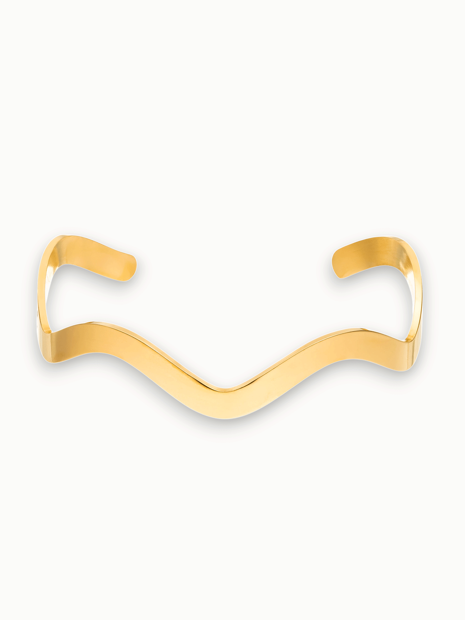 purelei-wave-elegance-armcuff-edelstahl-armreif image 1