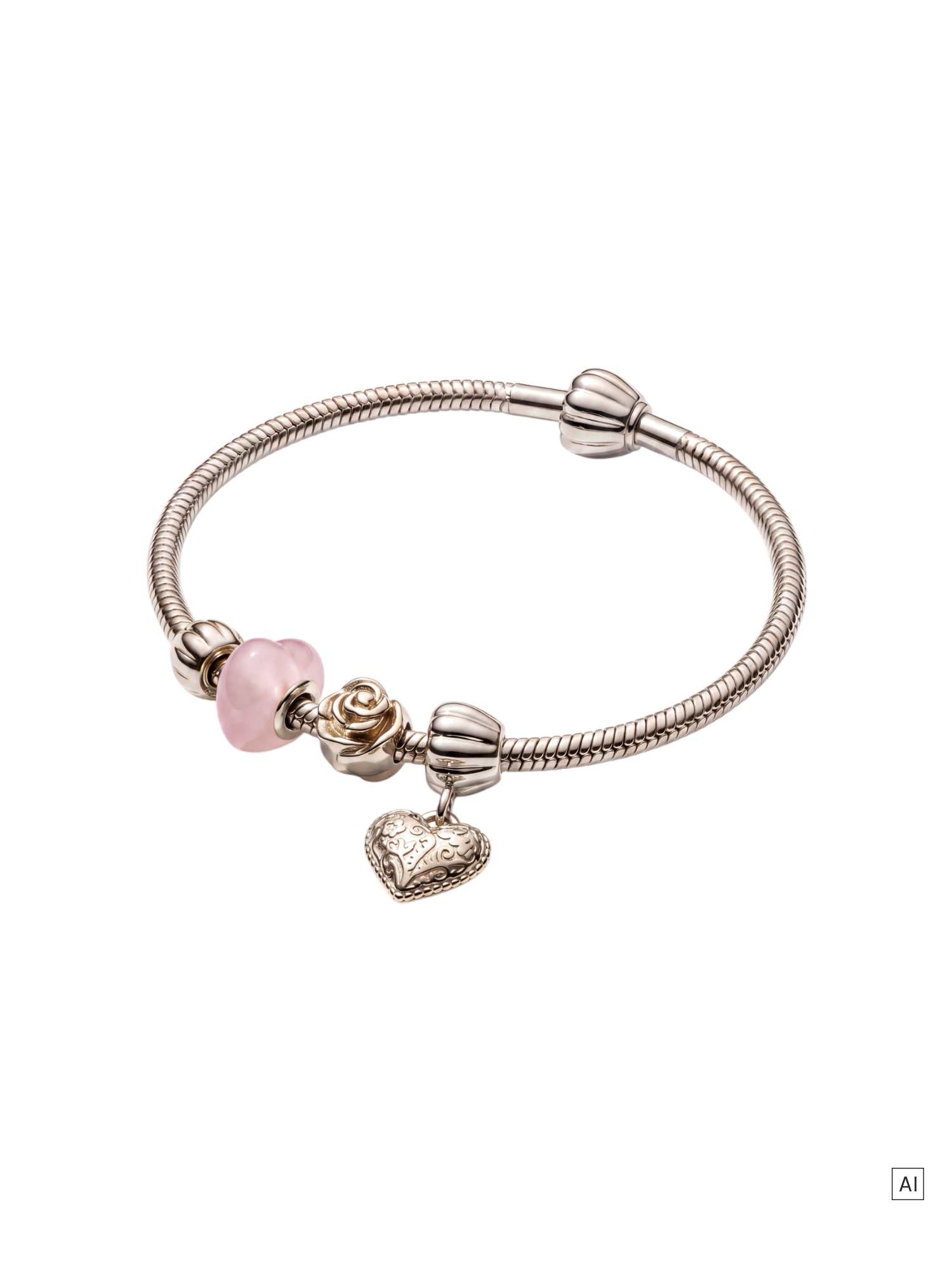 purelei-lei-armband-romance-set-charm-armband-geschenkset-mit-rosenquarz image 4
