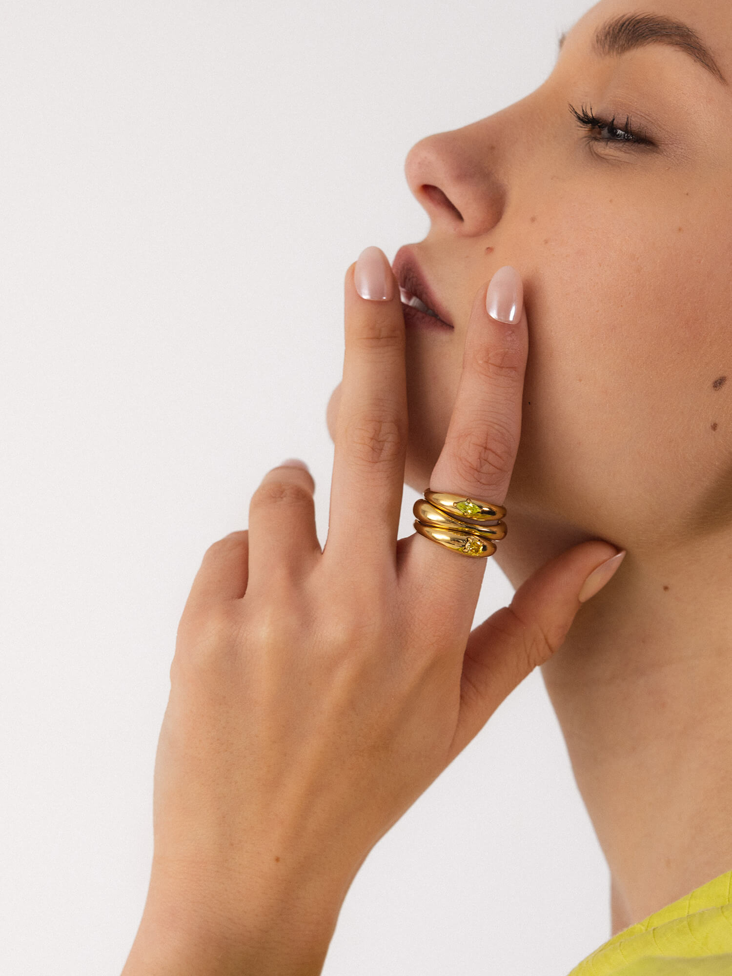 purelei-soft-curve-ring-set-3er-stapel-ring-set-mit-farbsteinen image 3
