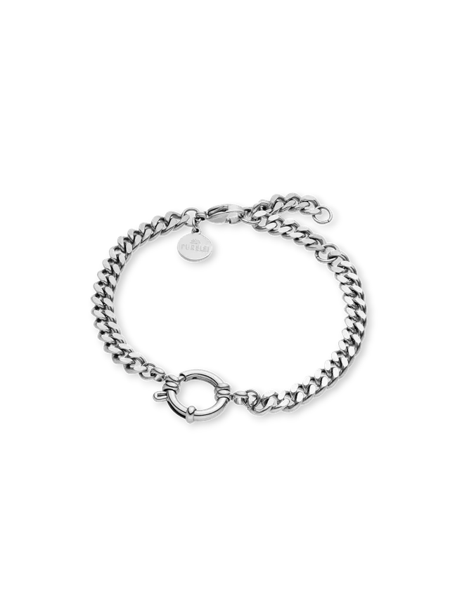 purelei-curb-chain-charm-armband-bold-panzer-armband-19-21-cm image 1