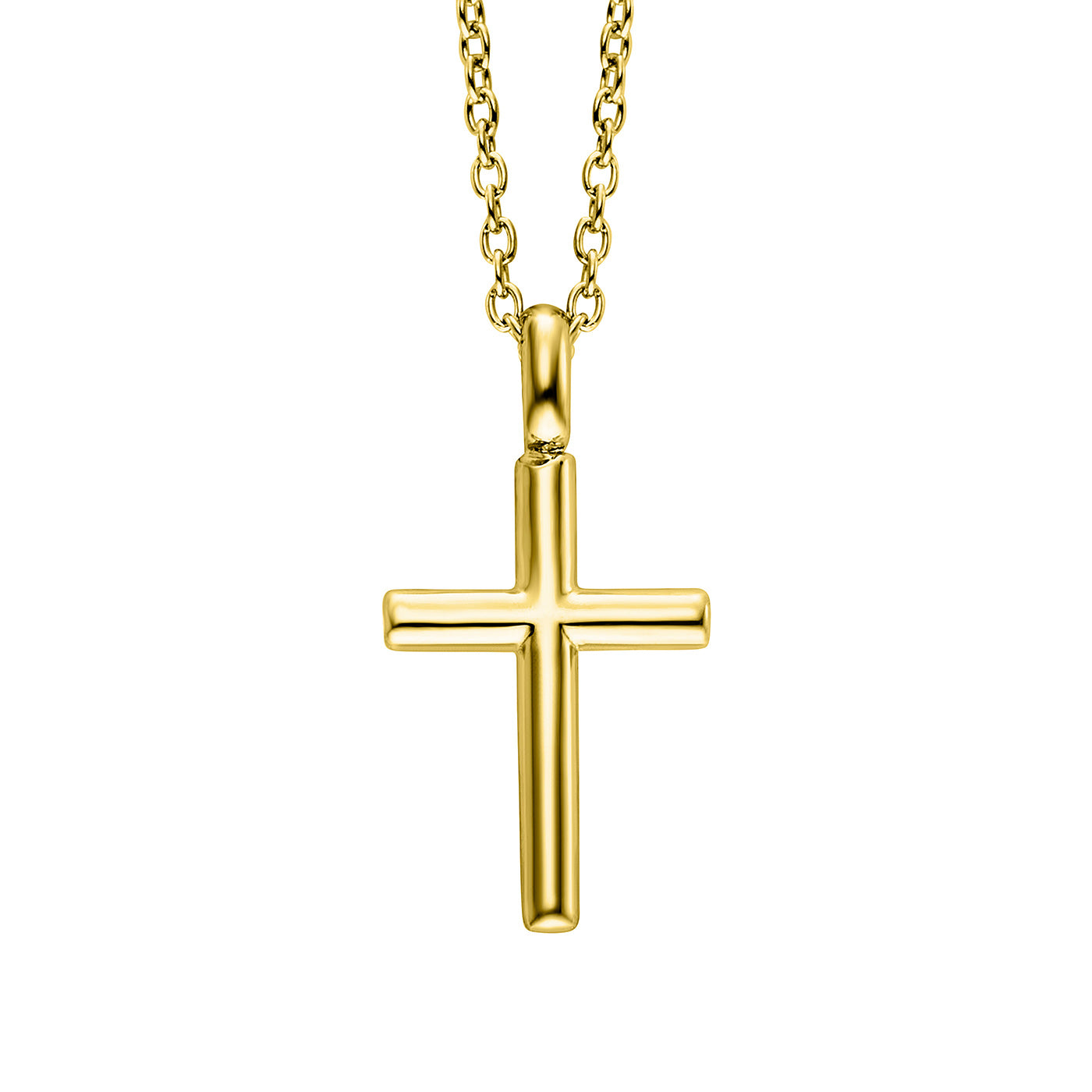 julie-julsen-kids-kette-mit-anh-nger-cross-vergoldet image 2
