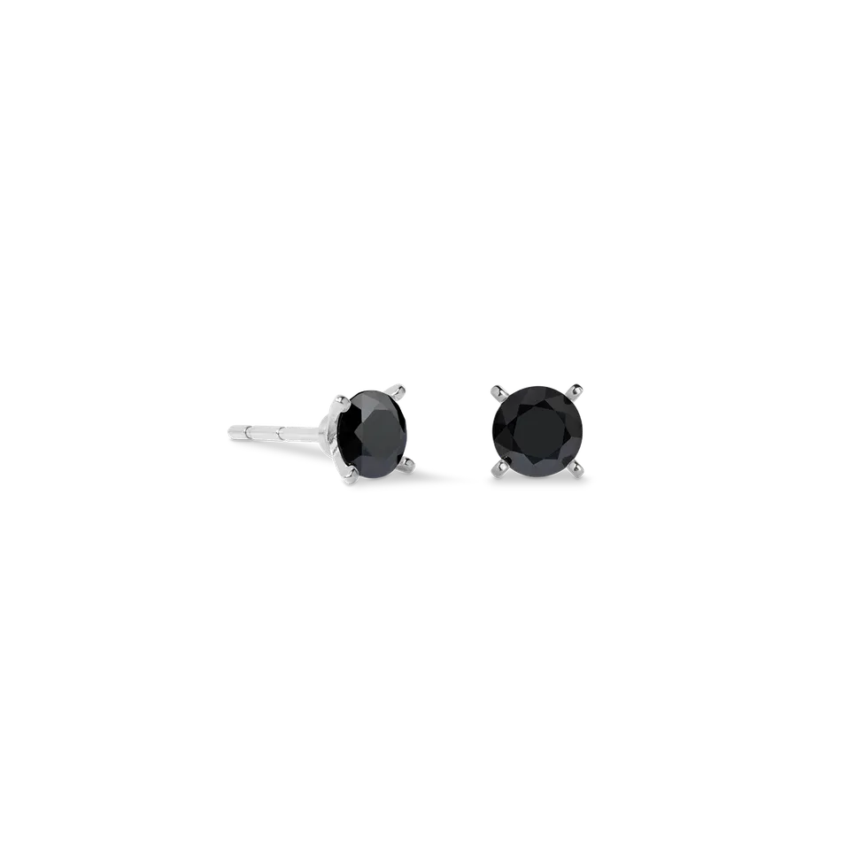 coeur-de-lion-ohrstecker-glam-dot-5-mm-silber-schwarz image 1