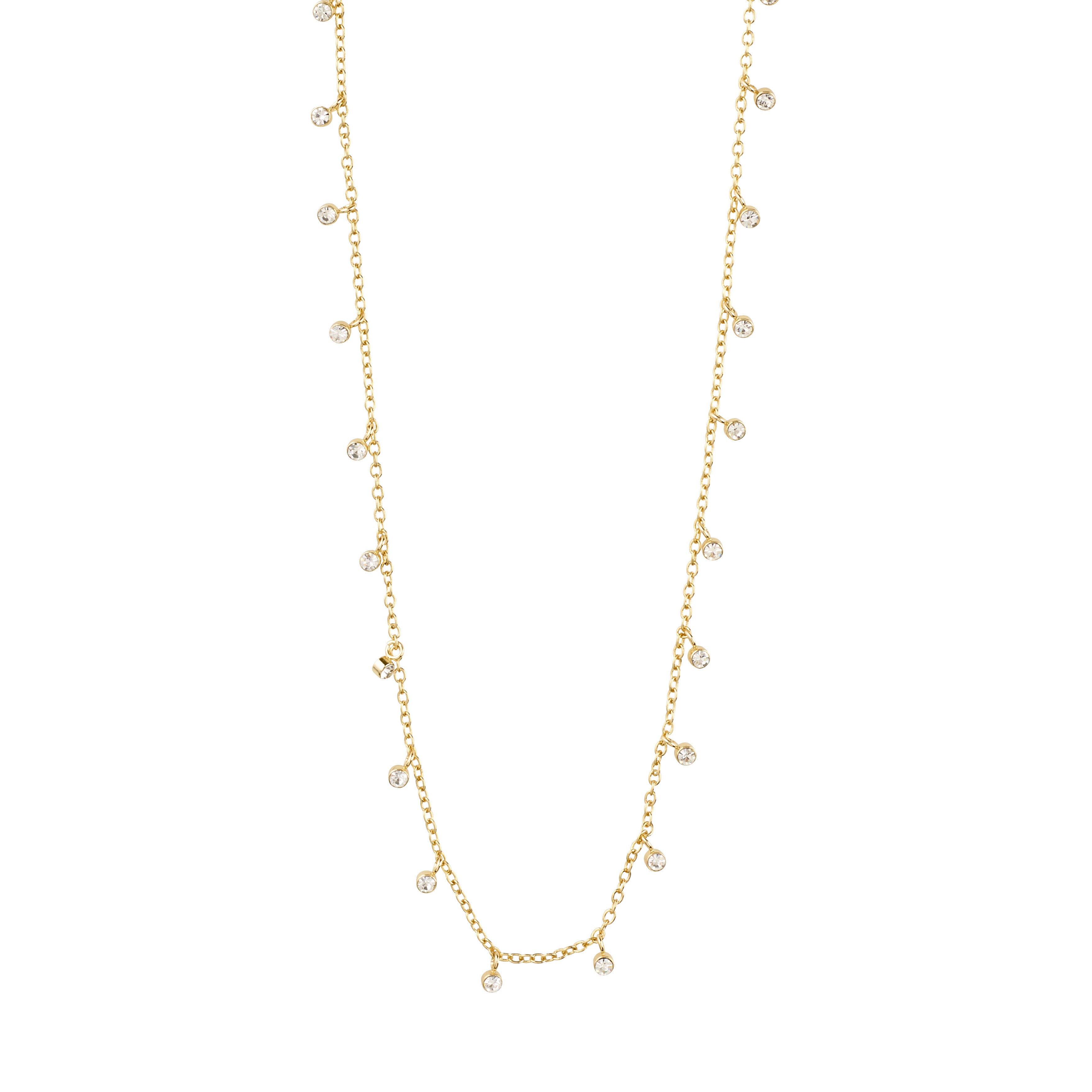 pilgrim-maja-halskette-goldplattiert-mit-preciosa-kristall-drops image 1