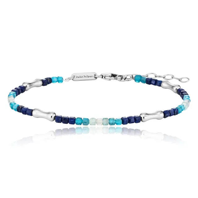 julie-julsen-loving-stones-armband-blauer-mondstein-spinell-16-cm-3-5-cm-verl-ng image 1