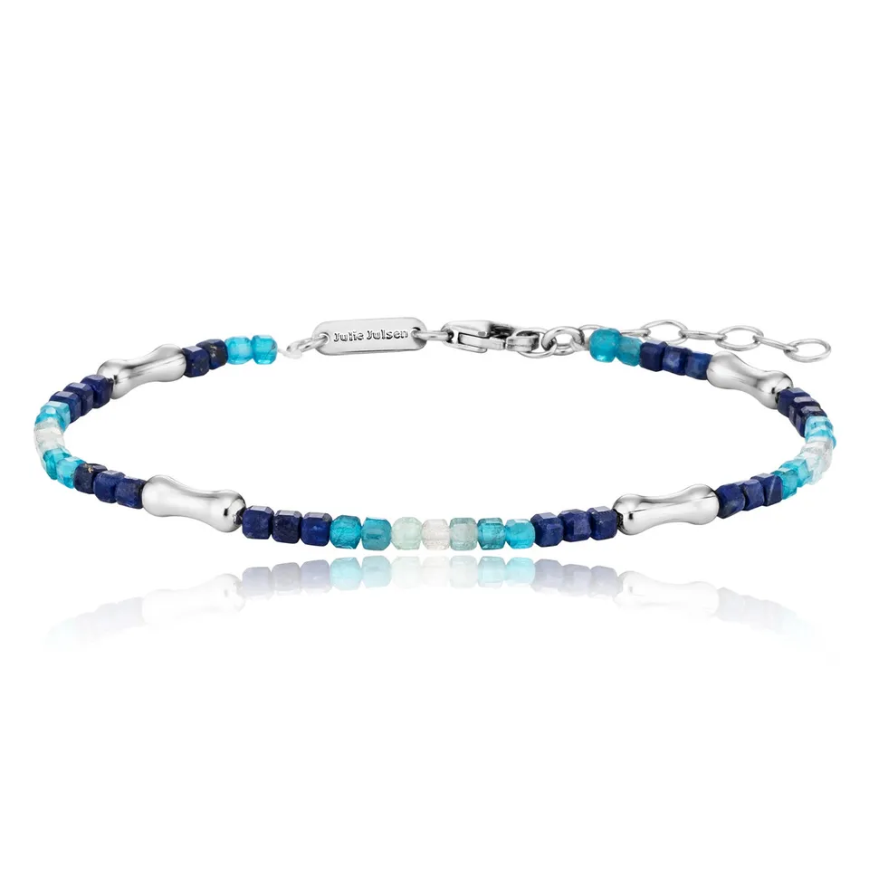 julie-julsen-loving-stones-armband-blauer-mondstein-spinell-16-cm-3-5-cm-verl-ng image 1