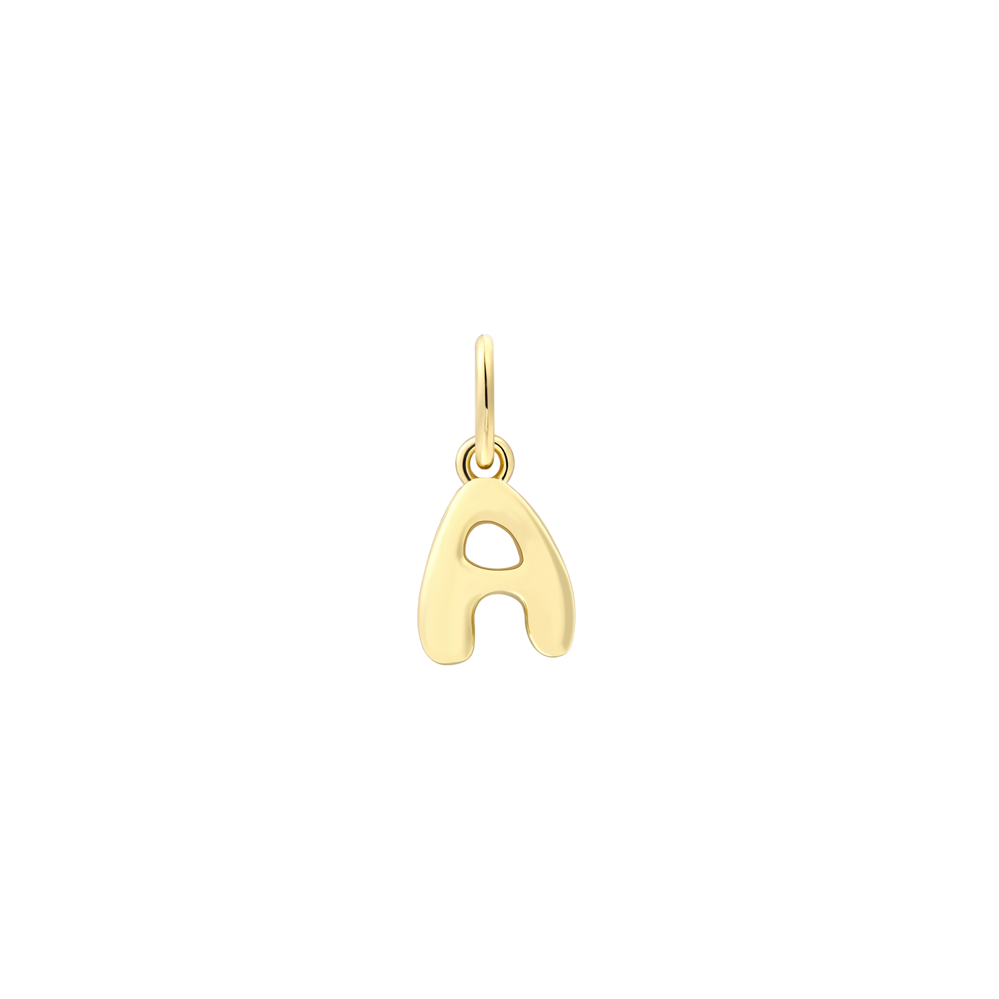 xenox-a-letter-bold-charm-buchstabe-a-925-sterlingsilber-18k-vergoldung image 1