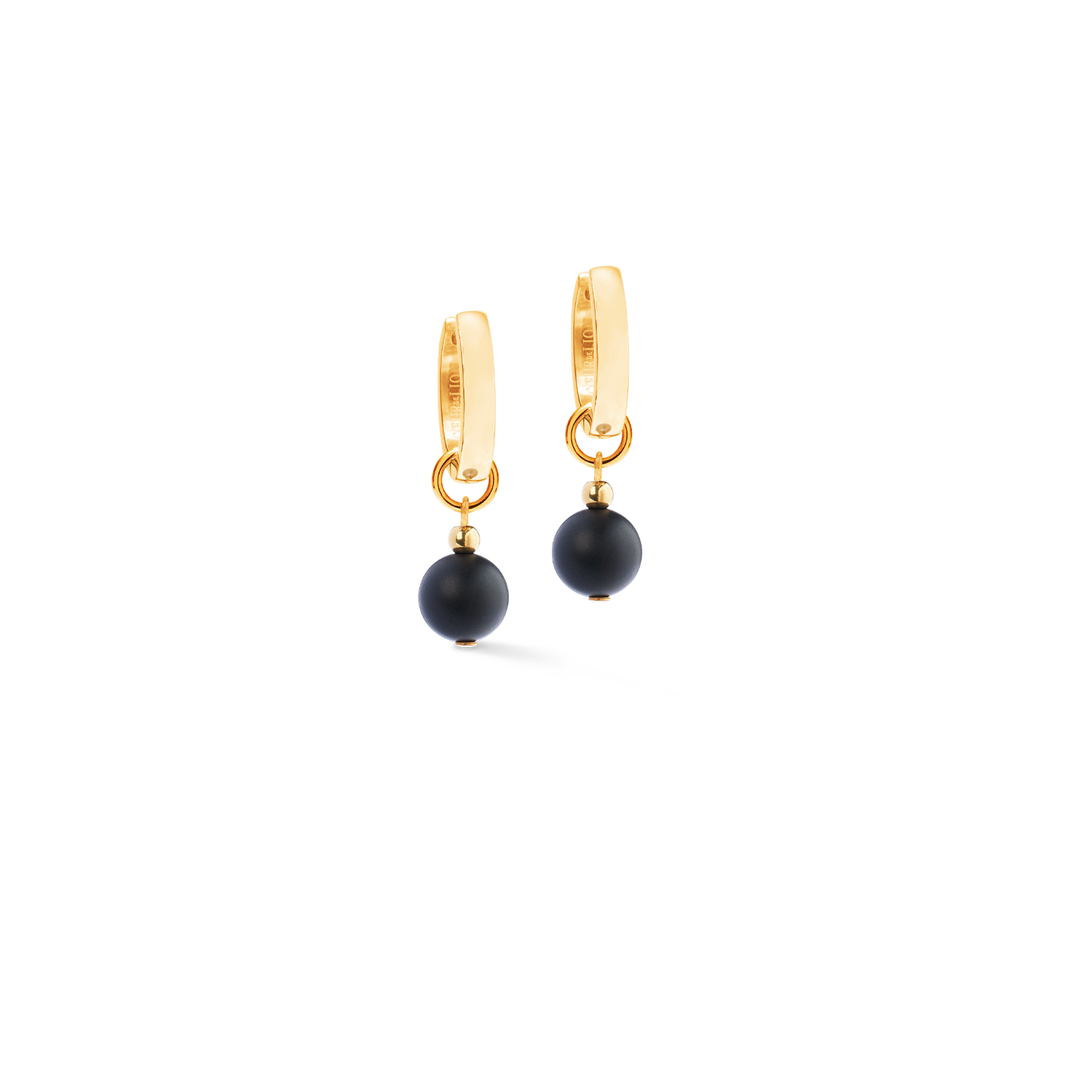 coeur-de-lion-creole-pure-spheres-gold-schwarz image 1