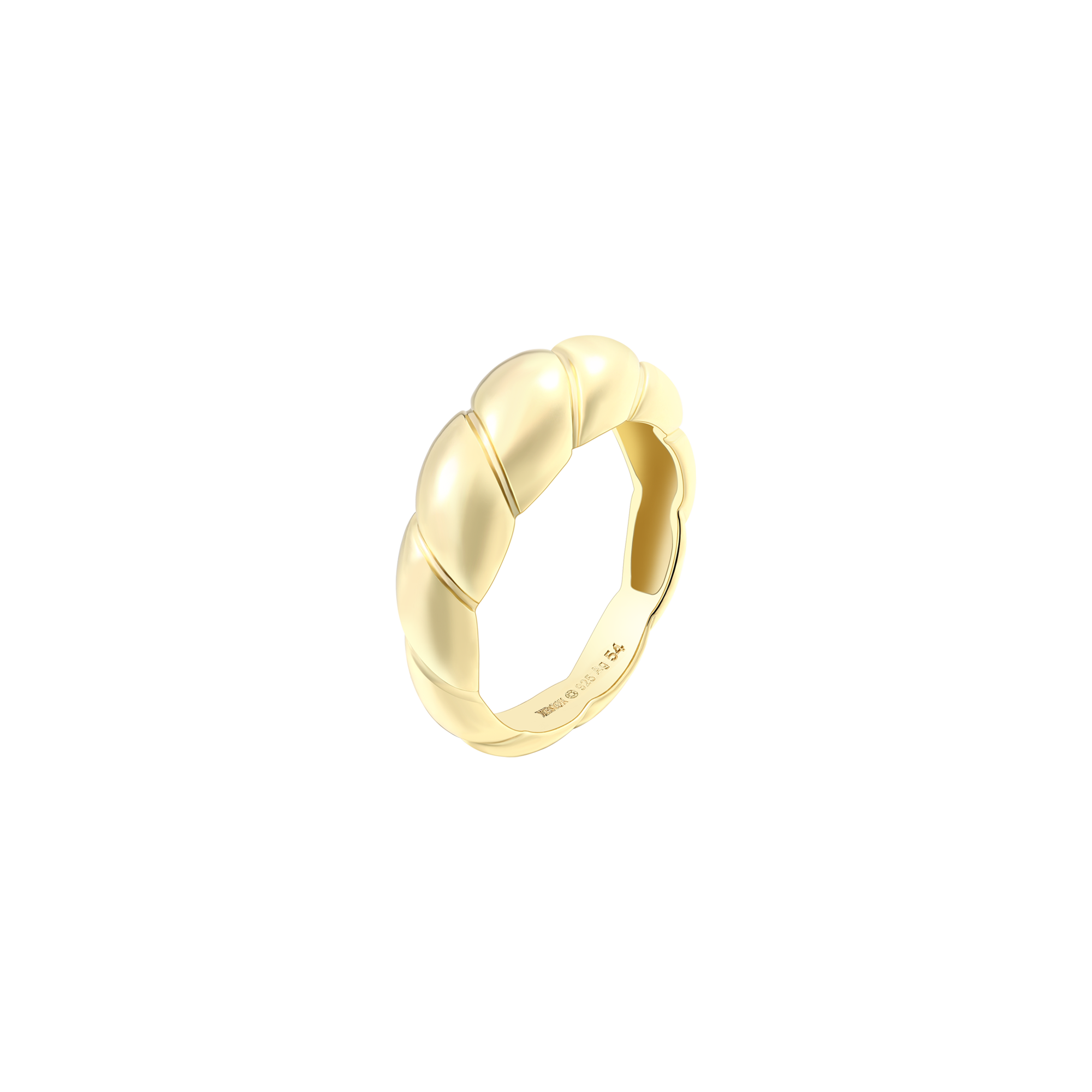 xenox-sculpted-ring-925-sterlingsilber-rhodiniert-gedreht image 2
