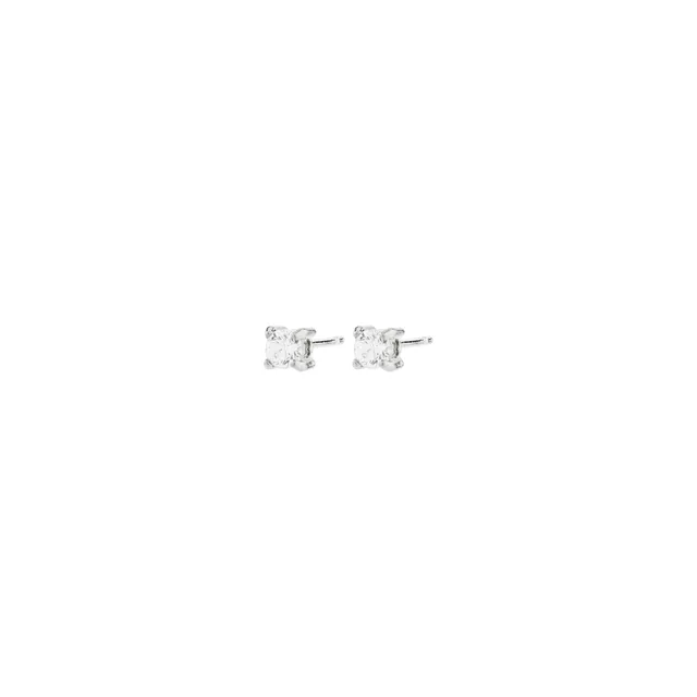 pilgrim-ravi-kristall-ohrstecker-versilbert image 1