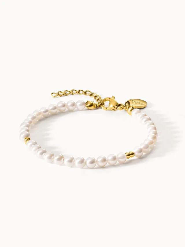 purelei-finesse-armband-mit-muschelkernperlen image 1