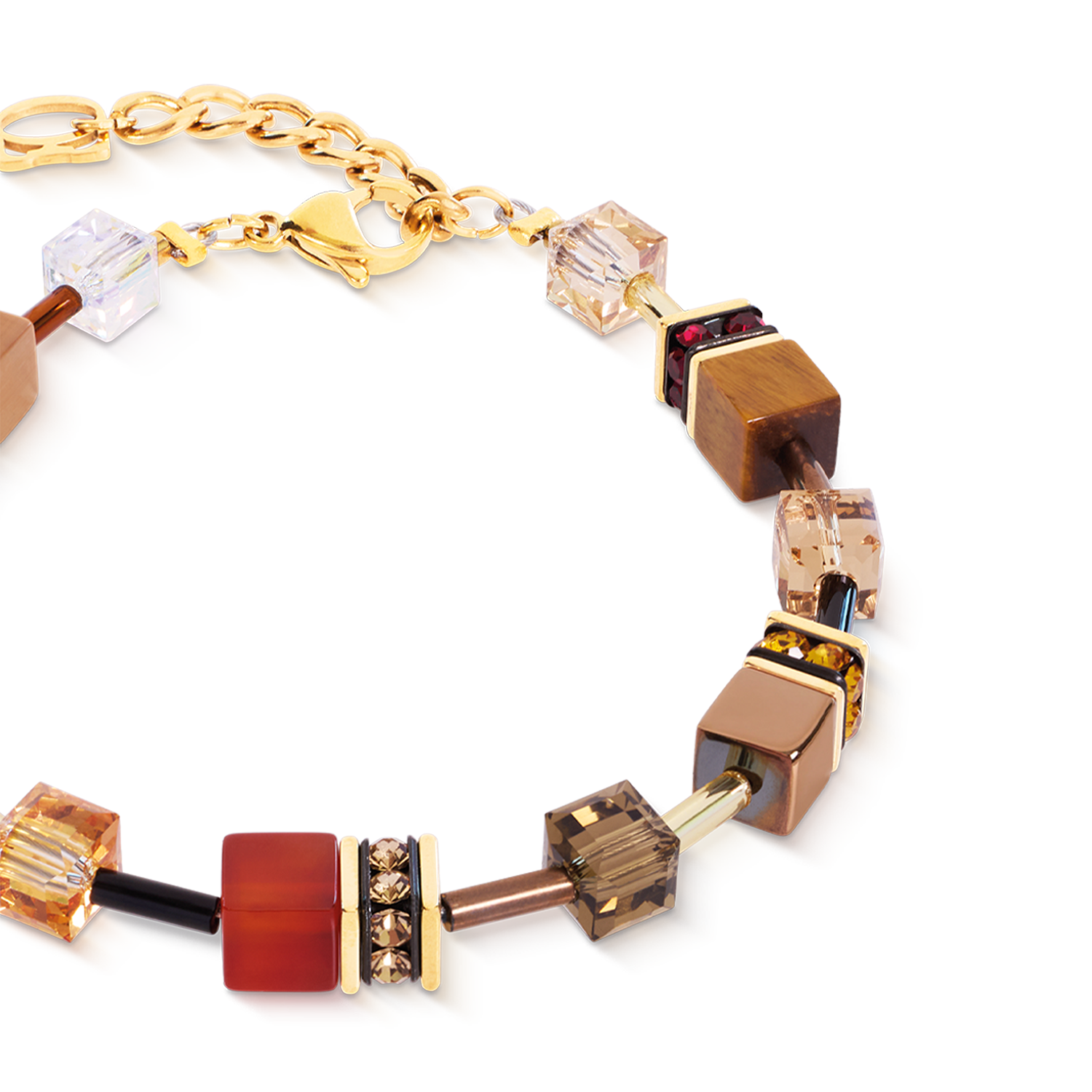 coeur-de-lion-geocube-iconic-precious-armband-amber-glow image 2