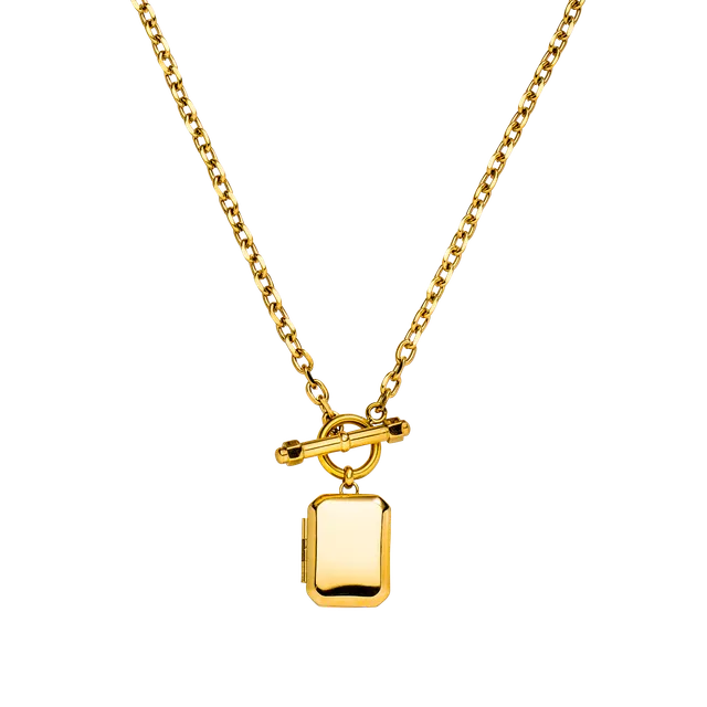 purelei-soulmate-medaillon-kette-gravierbar-mit-knebelverschluss image 1
