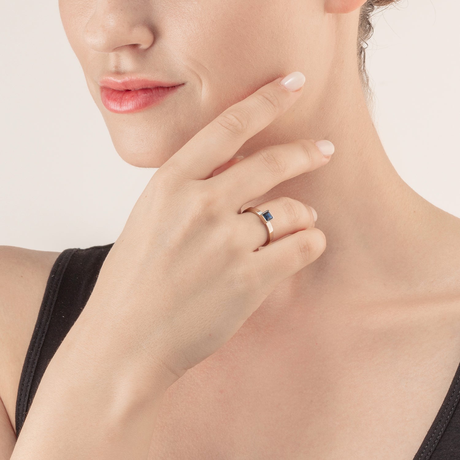 coeur-de-lion-brilliant-square-small-ring-silber-montana image 4