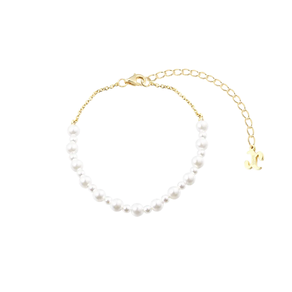 xenox-pearl-sea-armband-925-sterlingsilber-18k-vergoldet-mit-perlen image 1