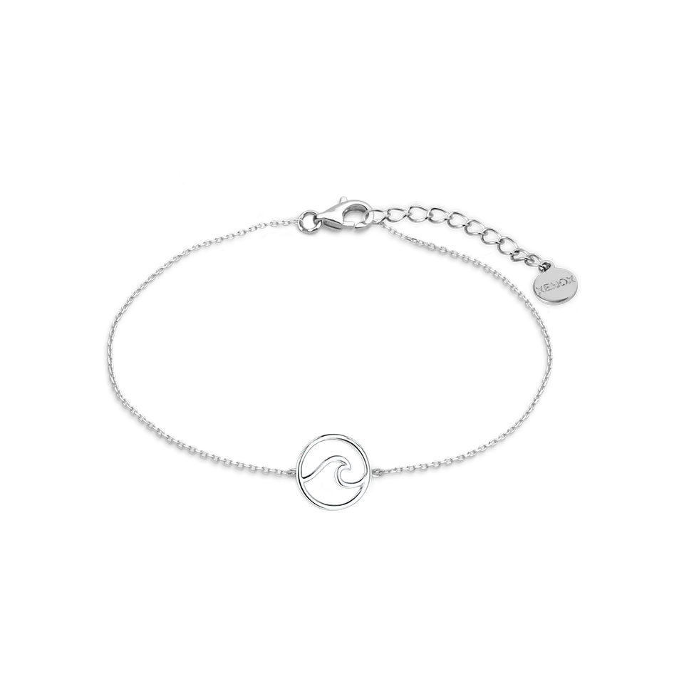 xenox-welle-armband-925-sterlingsilber-rhodiniert image 1